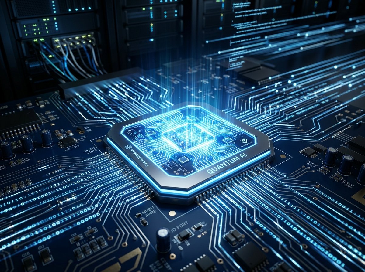Quantum AI Microchip Processor