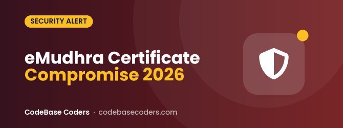 eMudhra Certificate Compromise 2026: What Indian Businesses Must Do About Their SSL Certificates