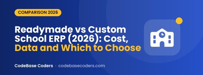 Readymade vs Custom School ERP (2026): Cost, Data and Which to Choose