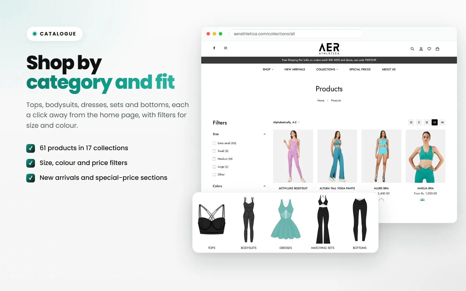 Aer Athletica: Catalogue