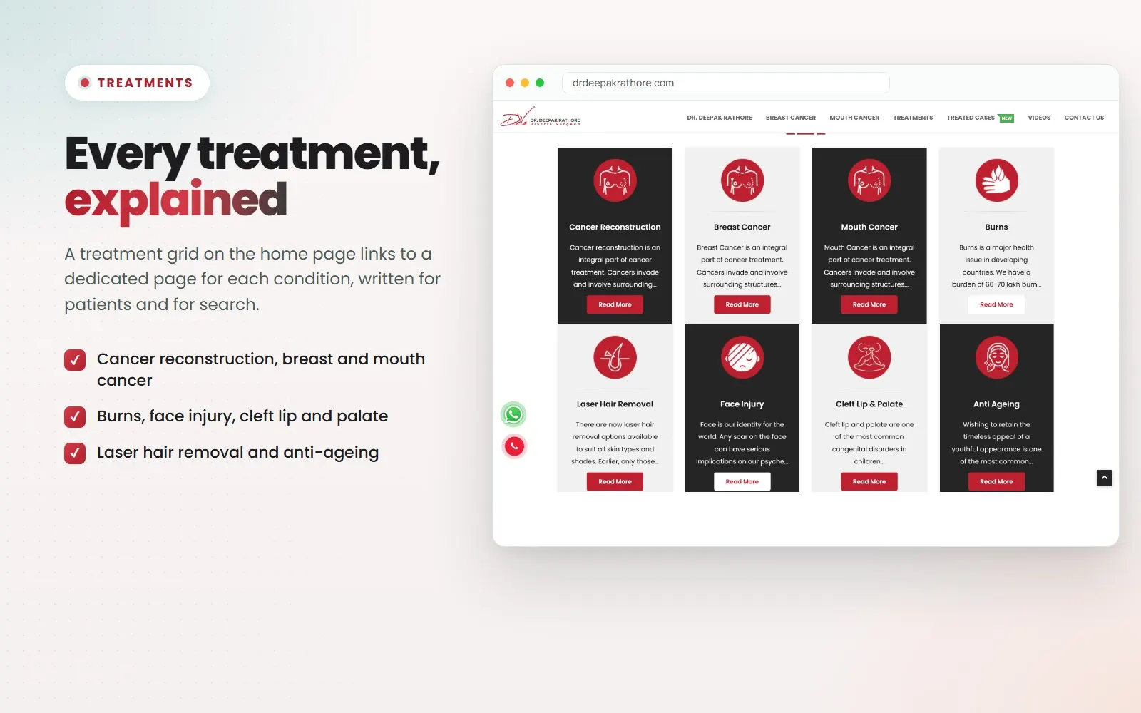 Dr. Deepak Rathore: Treatments